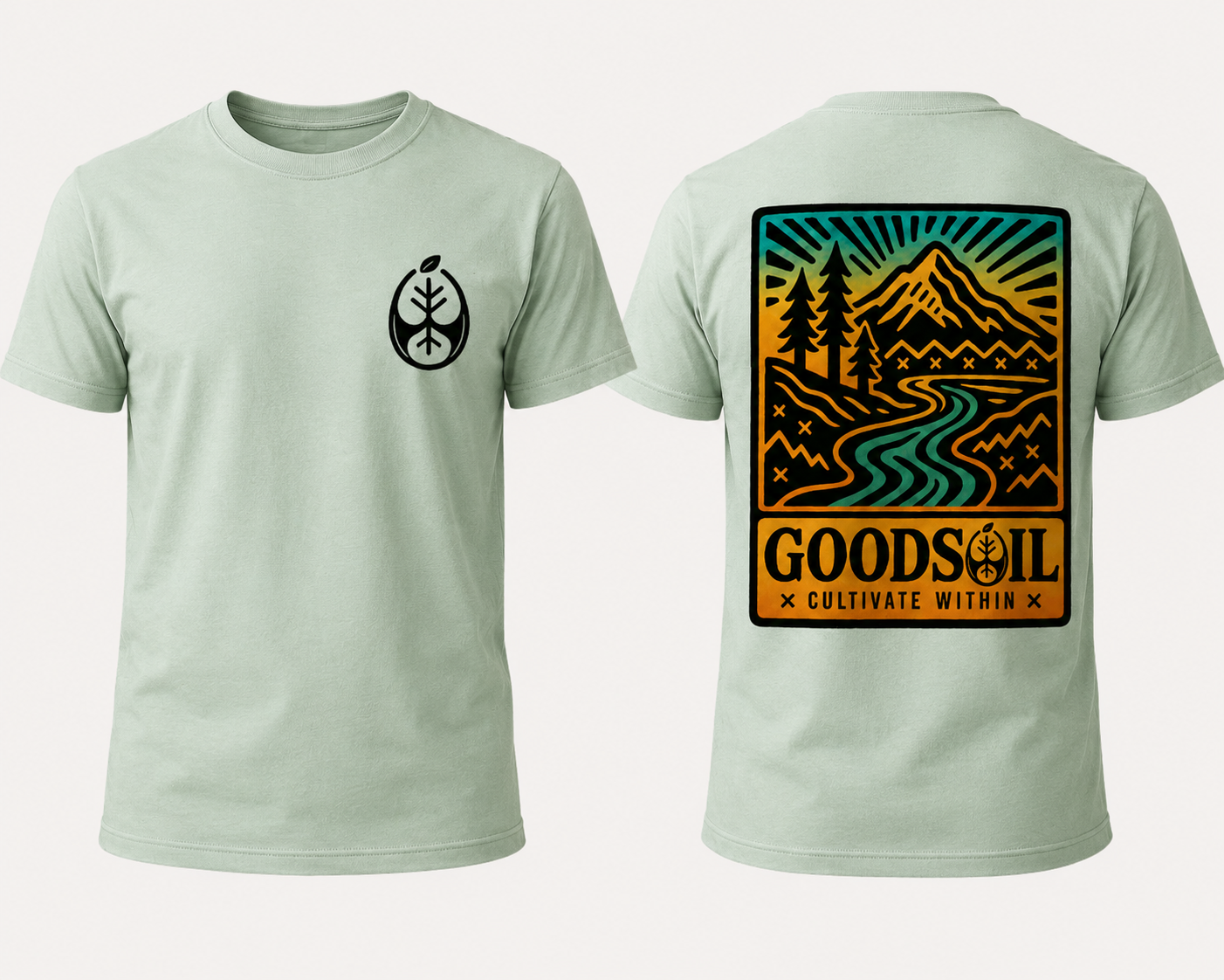 Goodsoil™ River & Ridge Tee – Sage