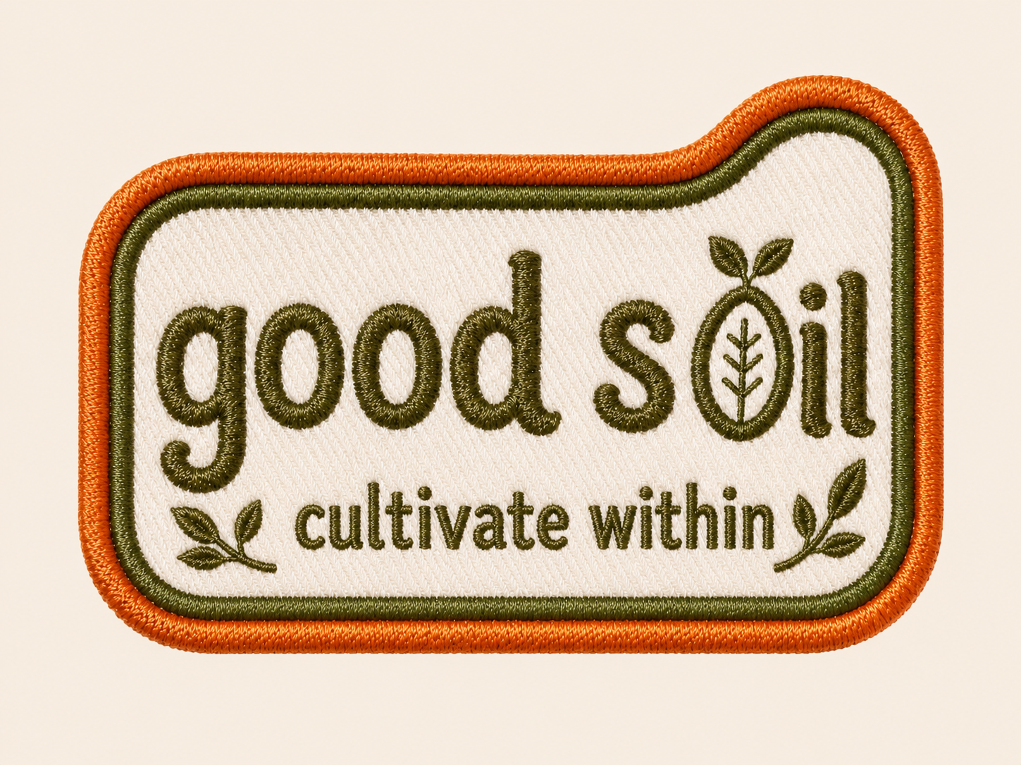 Goodsoil™ Cultivate Within Patch Tee – Natural