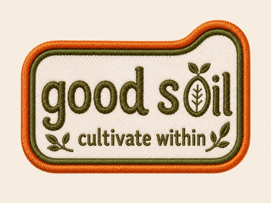 Goodsoil™ Cultivate Within Patch Tee – Natural