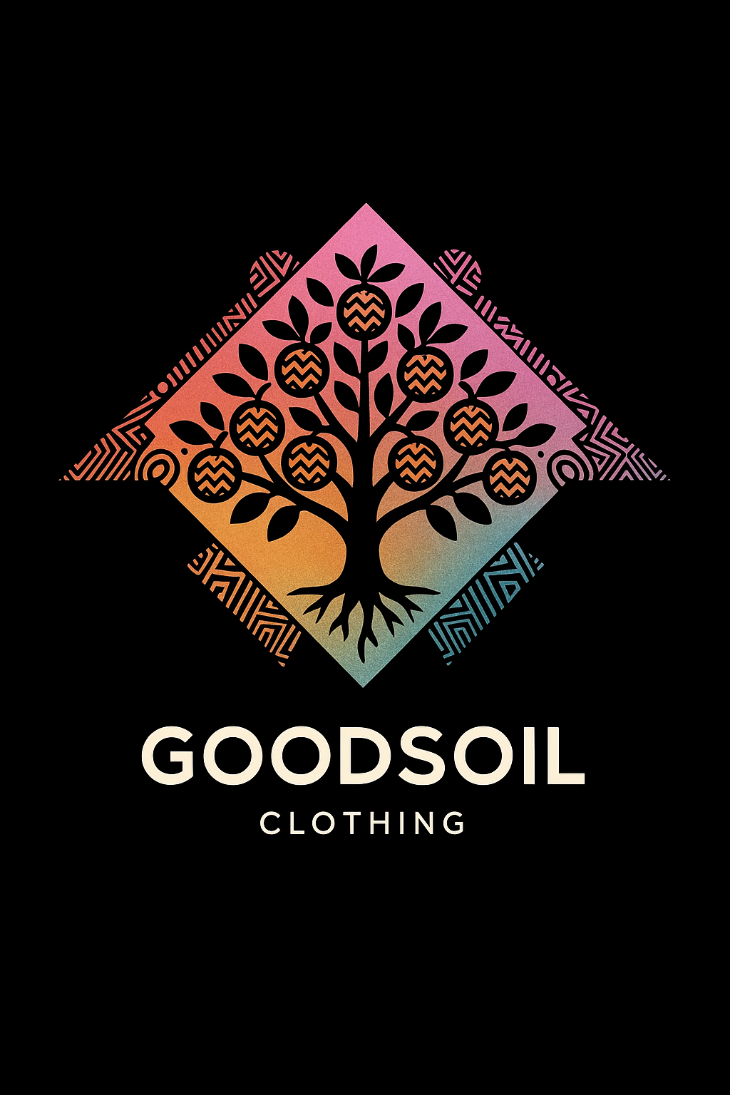 Goodsoil™ Fruitful Tree Tee – Black