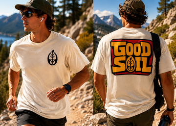 Goodsoil® Retro Badge Tee | Cultivate Within | Premium Heavyweight Christian Streetwear