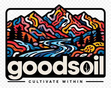 Goodsoil™ Cultivate Within Mountain Landscape Tee | Premium Garment-Dyed Christian Graphic T-Shirt