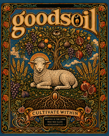 Goodsoil™ Worthy Is The Lamb Tee
Cultivate Within Collection