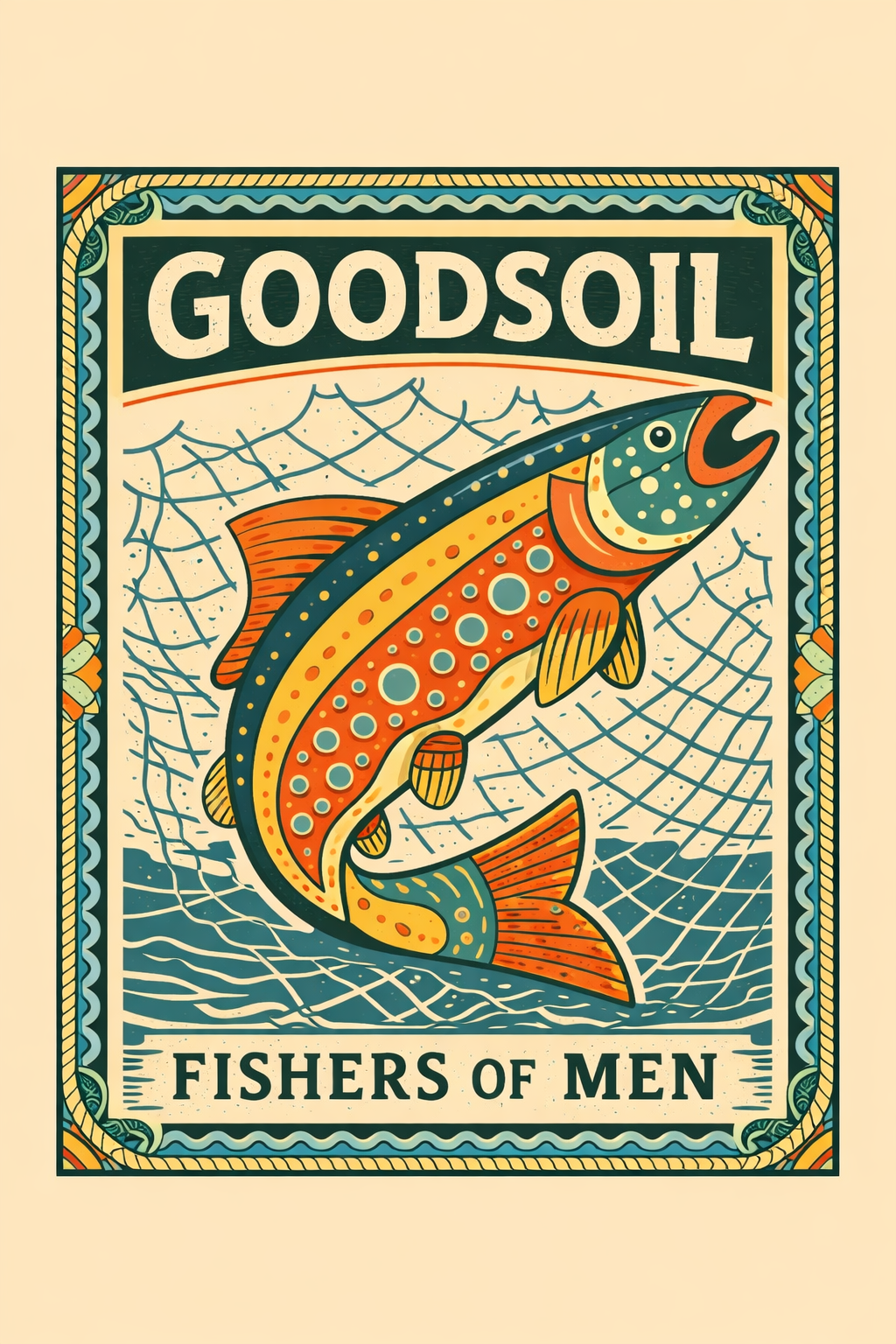 Goodsoil Fishers of Men Premium Graphic Tee