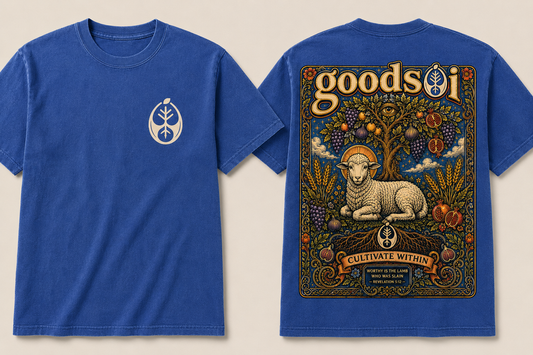 Goodsoil™ Worthy Is The Lamb Tee
Cultivate Within Collection