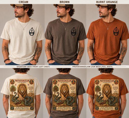 goodsoil™ Protoevangelium Tee – Lion & Serpent Edition | Cultivate Within