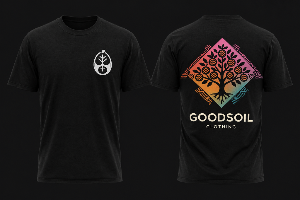 Goodsoil™ Fruitful Tree Tee – Black