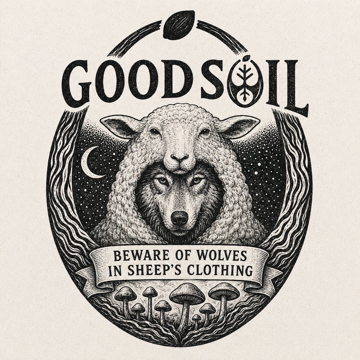 goodsoil™ Beware of Wolves Tee