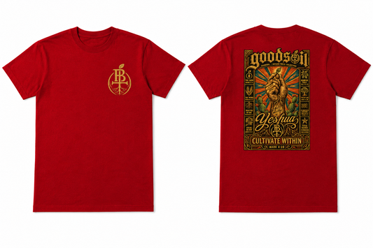 Goodsoil x BT Collection – Yeshua “Cultivate Within” Premium Christian Streetwear T-Shirt