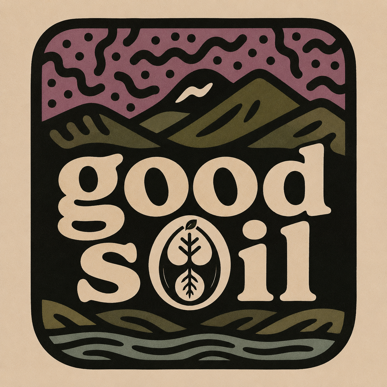 Goodsoil™ Mountain Roots  Tee – Oatmeal Heather