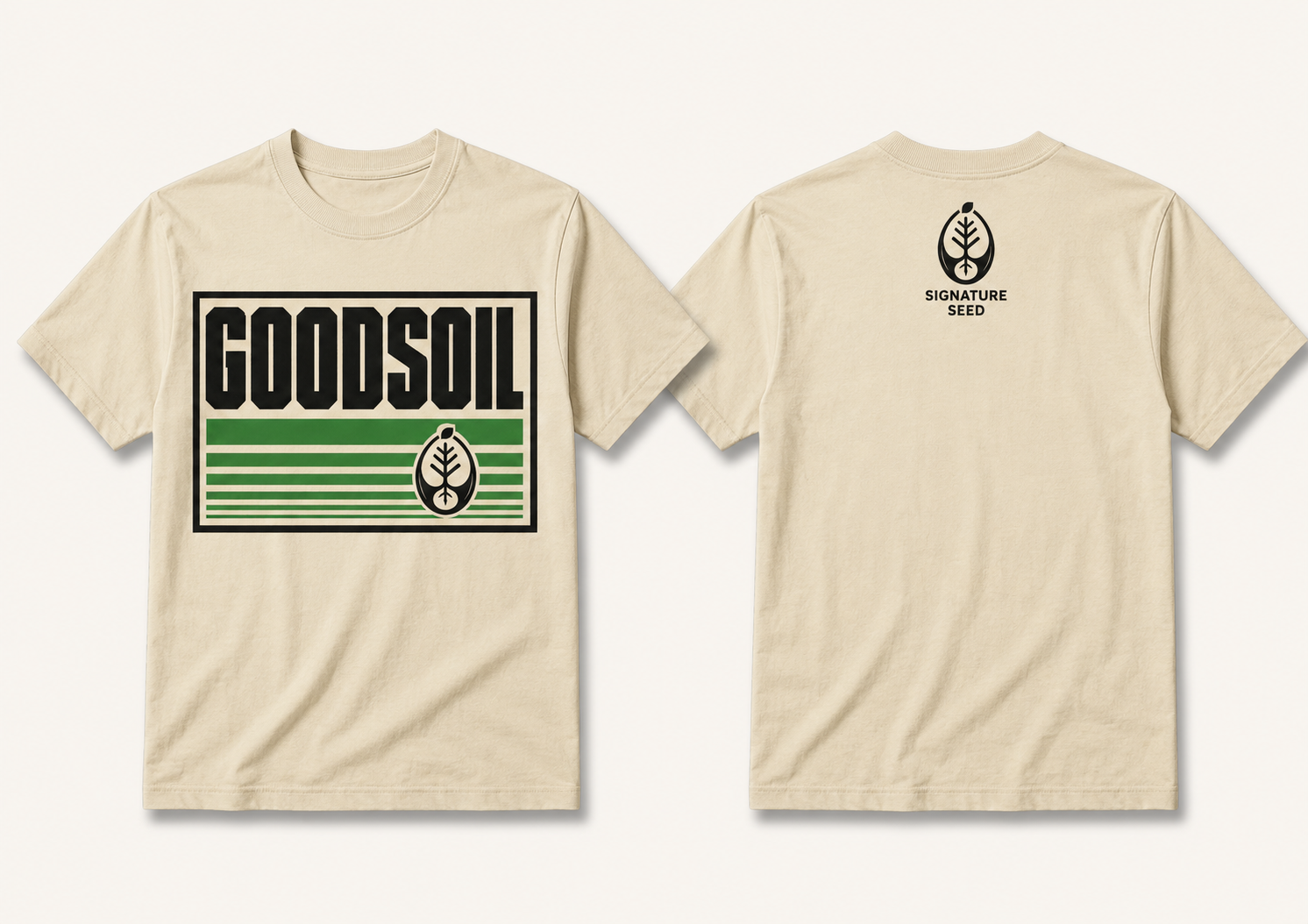 Goodsoil® Heritage Seed Tee – Ivory | Cultivate Within Collection