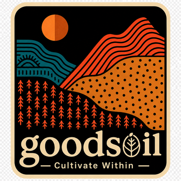 Goodsoil™ Ridge & River Tee | Cultivate Within | Vintage Outdoor Graphic T-Shirt