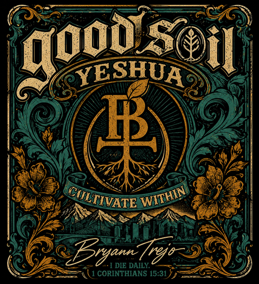 Goodsoil x Bryann Trejo “Yeshua” Premium Graphic T-Shirt | Cultivate Within